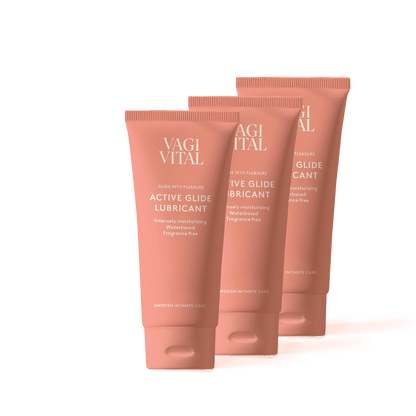 3 - pack Active Glide Glidmedel - VagiVital Sweden